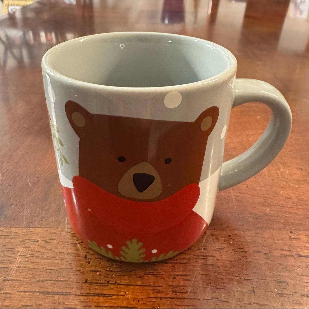 Crate and Barrel Holiday Bears Joan Anderson Child Size Mug Winter 2019